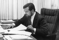 Herb Kohler at work in his office in the 1970s. Herb Kohler at work in his office in the 1970s.