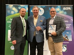 Left to Right &ndash; Nick Hurst Program Manager of Indoor airPLUS, Dennis Webb Vice President, Fulton Homes, Adam Strube Construction Manager, Fulton Homes.