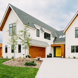 An exterior shot of the single-family, 4,696-square-foot home. An exterior shot of the single-family, 4,696-square-foot home.