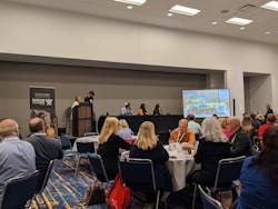 A packed room for the Workforce Development Breakfast. A packed room for the Workforce Development Breakfast.