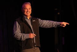 Keynote Speaker Dominic Rubino talked about changing a company culture to one of ownership and winning. Keynote Speaker Dominic Rubino talked about changing a company culture to one of ownership and winning.