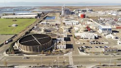 The Hayward, CA, Water Pollution Control Facility. The Hayward, CA, Water Pollution Control Facility.