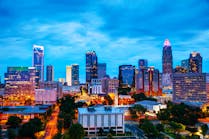 Downtown Charlotte, NC - the Queen City.