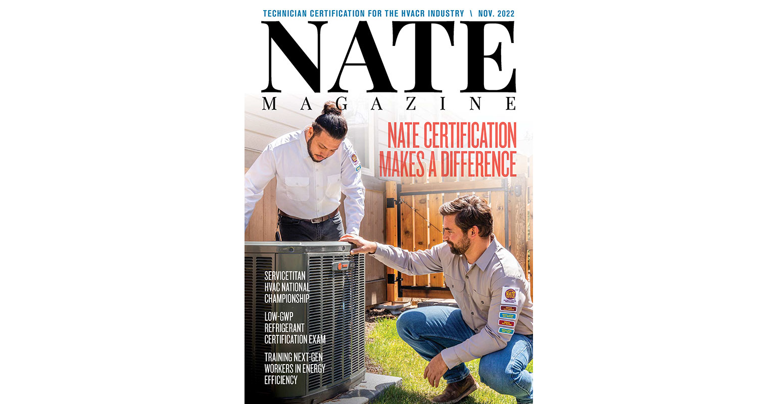The NATE Magazine November 2022 Issue cover image