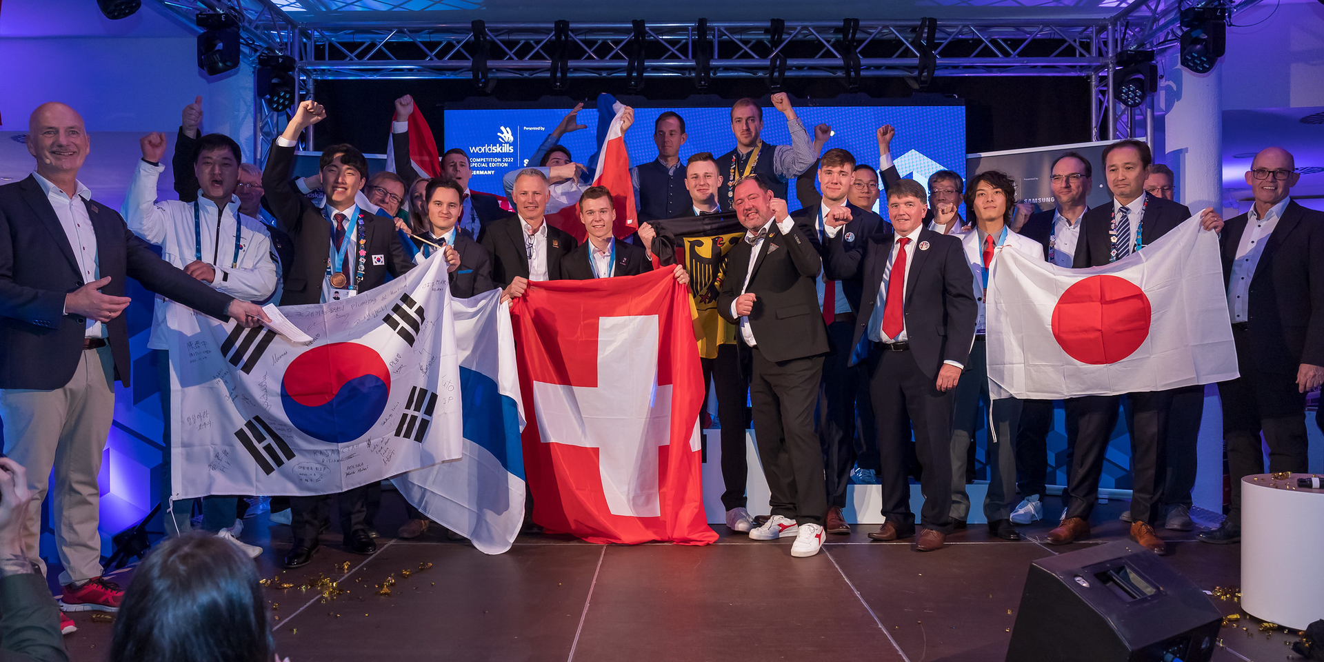 Winners at the WorldSkills Competition 2022 Special Edition.