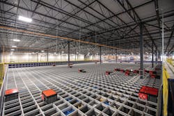 Supplementing a human workforce with the new robot technology allows distribution centers to process more orders in a shorter amount of time. Supplementing a human workforce with the new robot technology allows distribution centers to process more orders in a shorter amount of time.