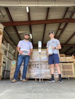 Sean Filiault (l) and Tyler Smith (r) with Suncoast Supply. Sean Filiault (l) and Tyler Smith (r) with Suncoast Supply.