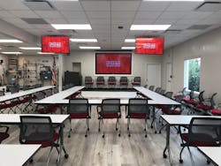 Classroom space at the Little Red Schoolhouse. Classroom space at the Little Red Schoolhouse.