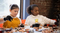 Two young attendees at the Tools & Tiaras event. Two young attendees at the Tools & Tiaras event.