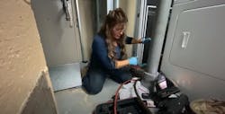 When Hudek branched out into drain cleanin, other contractors who didn't perform the work or have the equipment would refer her jobs. When Hudek branched out into drain cleanin, other contractors who didn't perform the work or have the equipment would refer her jobs.