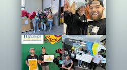 A collage of High 5 team members during some of their High 5 Cares events. A collage of High 5 team members during some of their High 5 Cares events.