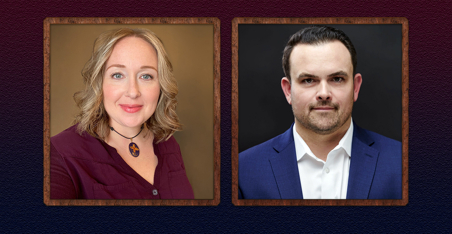 Erica Am&eacute;vo and Matt Bahr.