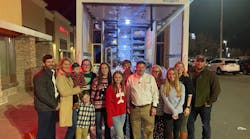 Jimmy Hiller and the Hiller family with a truckful of toys to donate after shopping spree. Jimmy Hiller and the Hiller family with a truckful of toys to donate after shopping spree.