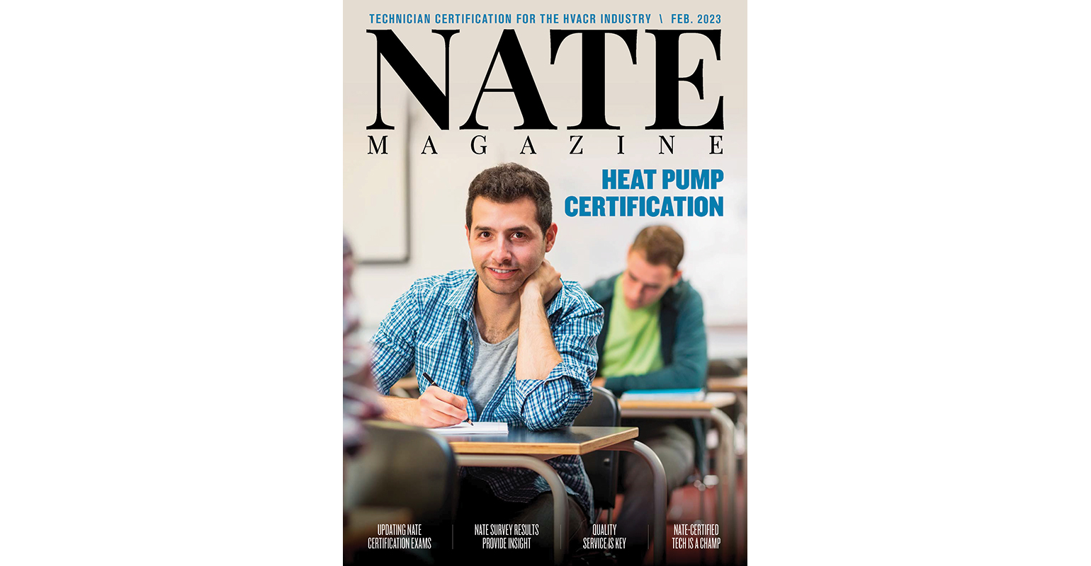 The NATE Magazine February 2023 Issue cover image