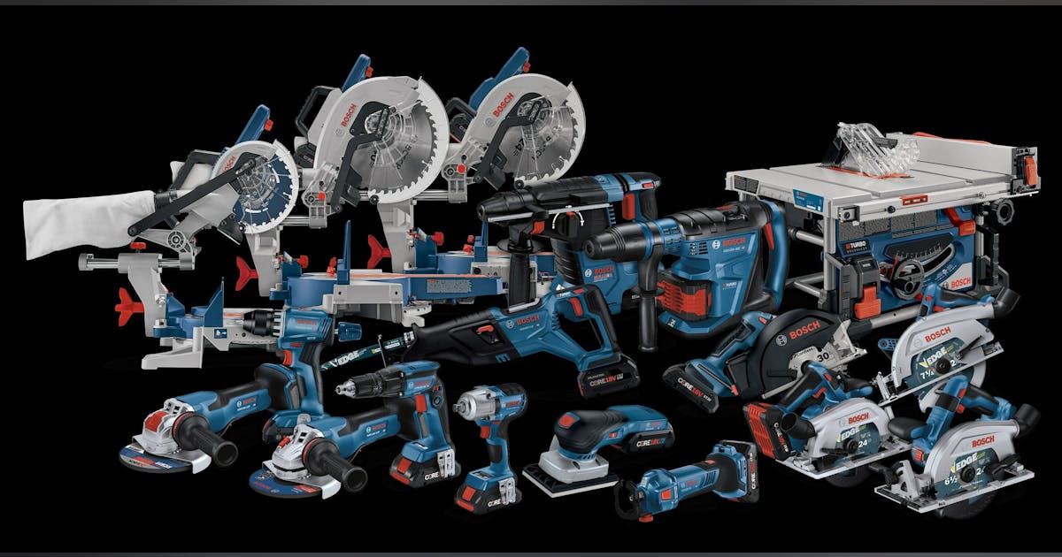 Bosch Announcing 32 New Cordless Tools | Contractor