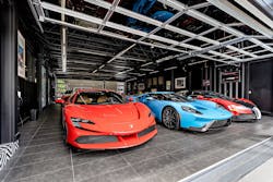 The garage at theS turgeon and Allen home. The garage at theS turgeon and Allen home.