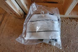 A completed Uponor kit, awaiting installation: Designed to eliminate job-site shortages, these kits spare a foreman like Pete Erny from the time-wasting dash to a local supply house for fill-ins. A completed Uponor kit, awaiting installation: Designed to eliminate job-site shortages, these kits spare a foreman like Pete Erny from the time-wasting dash to a local supply house for fill-ins.