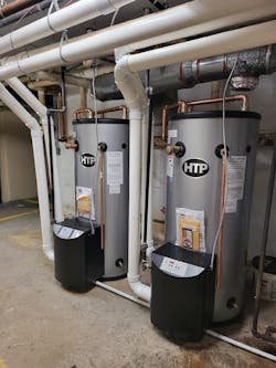 The Phoenix water heater’s modulating burner operates at a five to one turndown ratio, which provides high system efficiency even during low load conditions. The heaters also comply with SCAQMD Rule 1146.2 – ultra low NOx emissions – making it eco-friendly. The Phoenix water heater’s modulating burner operates at a five to one turndown ratio, which provides high system efficiency even during low load conditions. The heaters also comply with SCAQMD Rule 1146.2 – ultra low NOx emissions – making it eco-friendly.