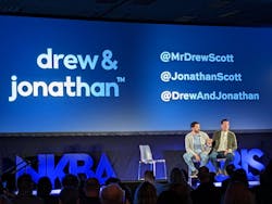 Drew & Jonathan Scott, the Property Brothers, speak at the NKBA's State of the Industry Address. Drew & Jonathan Scott, the Property Brothers, speak at the NKBA's State of the Industry Address.