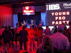 A late night at the Young Pro Party, sponsored by Pfister Faucets. A late night at the Young Pro Party, sponsored by Pfister Faucets.