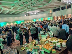 A view of the buffet at the Taco party in Atlanta. A view of the buffet at the Taco party in Atlanta.