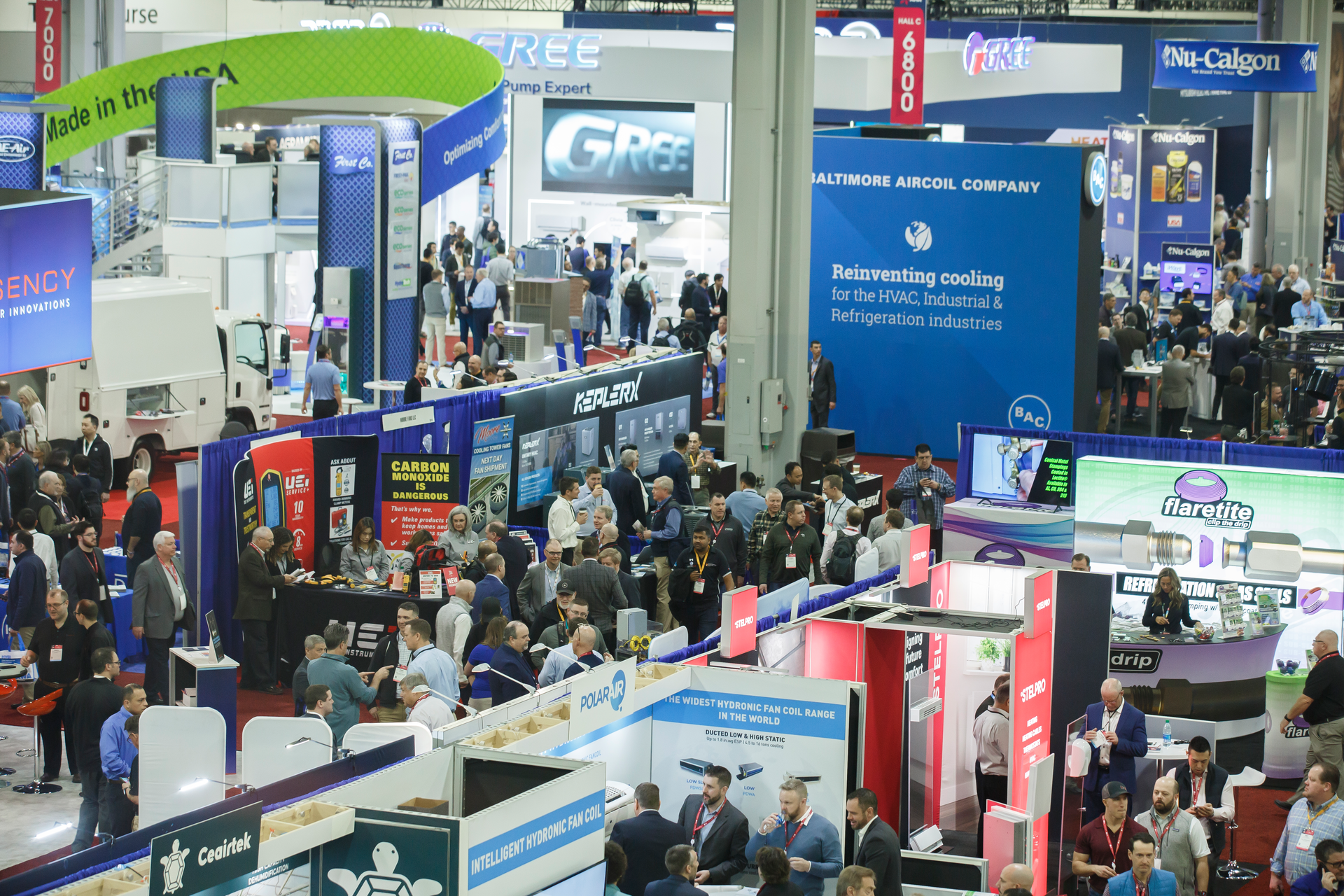 The crowds on the Expo floor during AHR 2023.