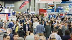 Attendees crowd the floor at the 2023 AHR Expo. Attendees crowd the floor at the 2023 AHR Expo.