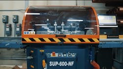 A non-ferrous saw. A non-ferrous saw.