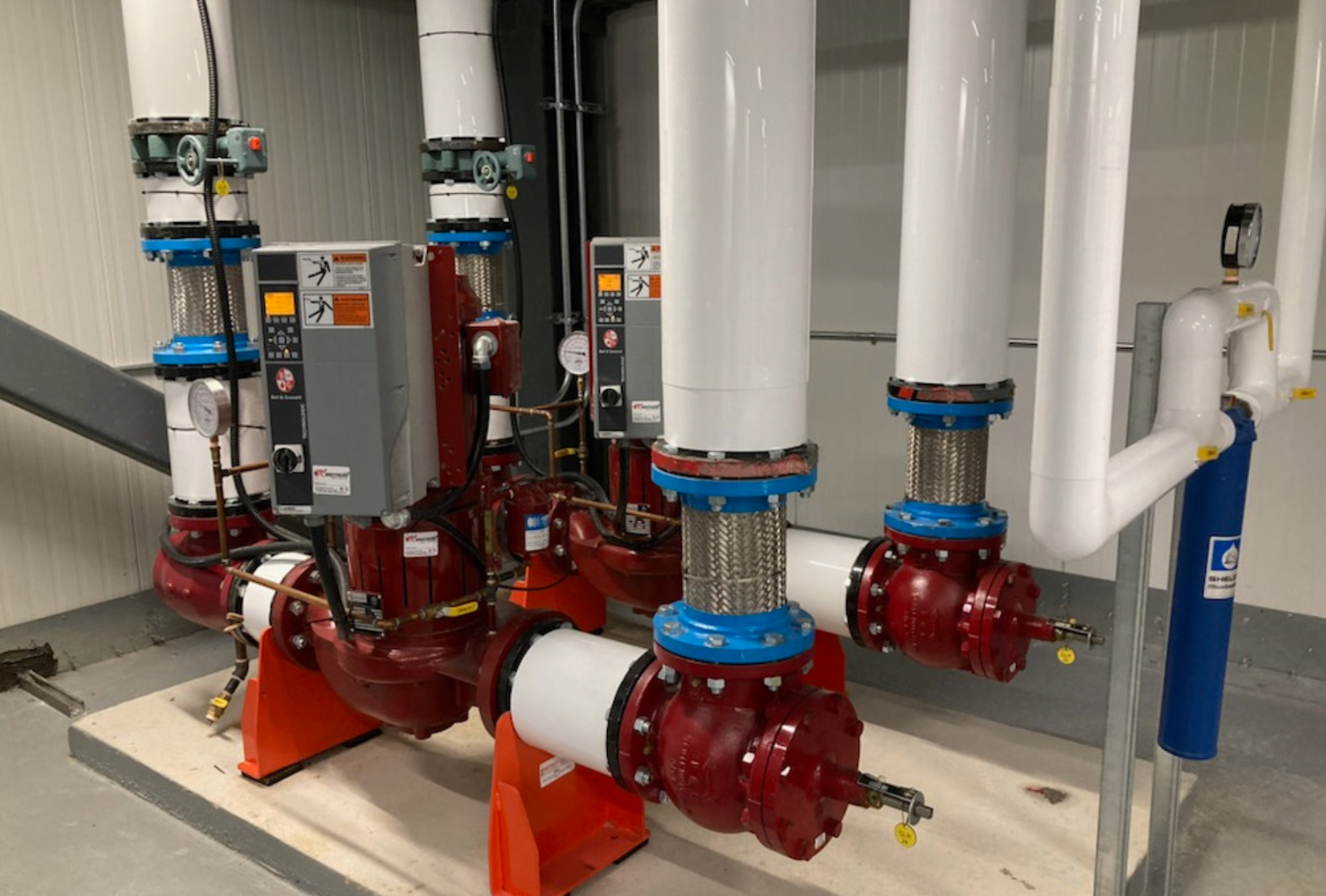 A view of the mechanical room at the Part Hyatt, Toronto.