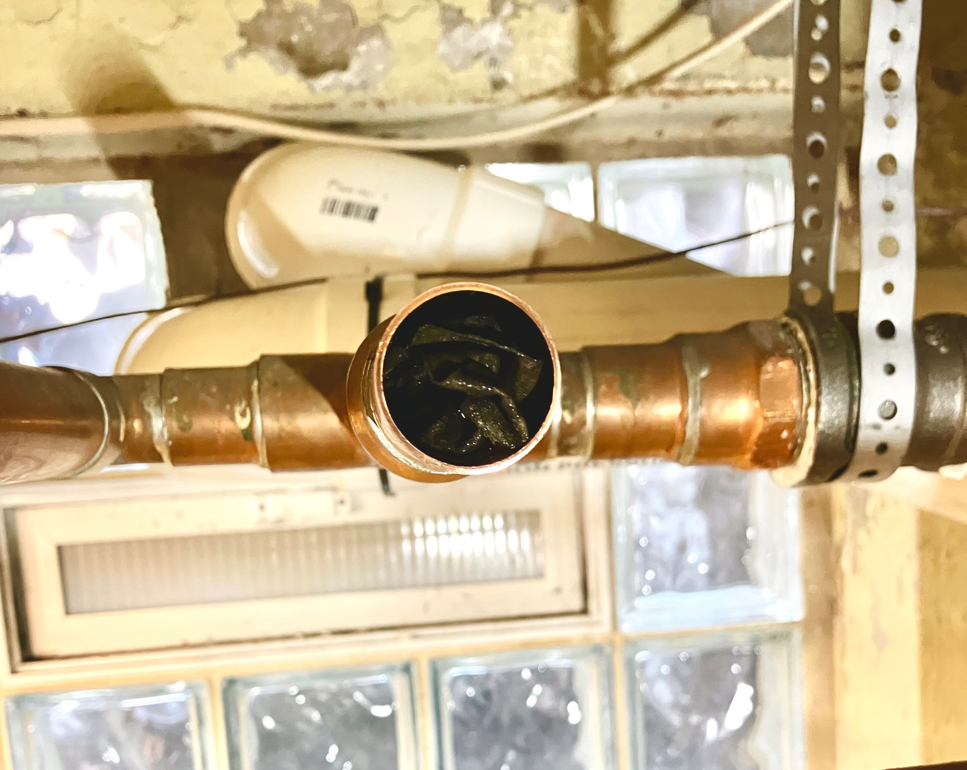 Column #41 Rag In Pipe