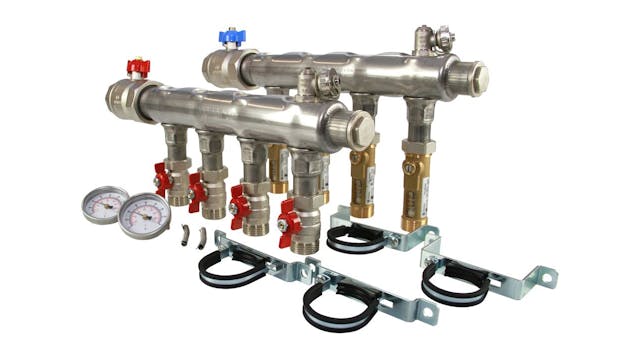 COMMERCIAL RADIANT STAINLESS-STEEL MANIFOLD