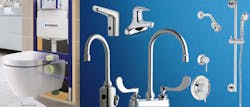WaterSense-listed Chicago Faucet and Geberit NA products.