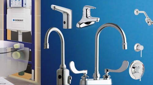 WaterSense-listed Chicago Faucet and Geberit NA products.