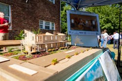 A model of the Ball State University entry. The contest is a two-year long challenge incorporating disciplines from around the construction industry. A model of the Ball State University entry. The contest is a two-year long challenge incorporating disciplines from around the construction industry.