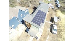The near-complete solar-powered home from the Ball State team.
