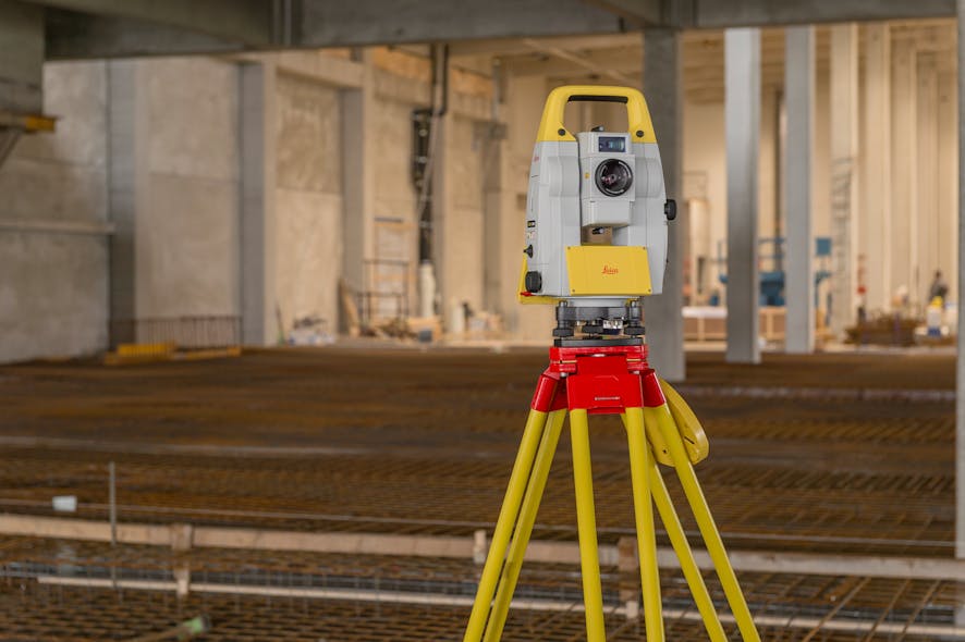 A Leica iCON Robotic Total Stations.