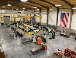 In the midst of the pandemic, Haberberger opened a new sheet metal fabrication facility. The shop features two coil lines, one for straight duct, one for fittings.