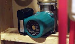 Delivering instant hot water required the installation of a Wilo recirculation pump. Delivering instant hot water required the installation of a Wilo recirculation pump.