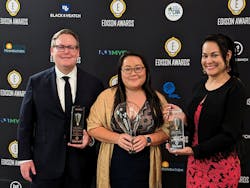 The Rheem team accepting the Silver and Bronze awards. The Rheem team accepting the Silver and Bronze awards.