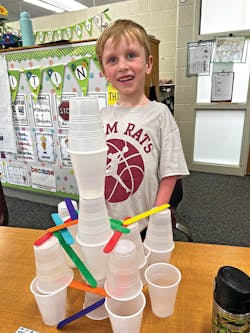 At Goldwood Primary School, parents and teachers, in addition to reading the book, led the students in a hands-on STEM activity. At Goldwood Primary School, parents and teachers, in addition to reading the book, led the students in a hands-on STEM activity.