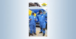 Left, Jean Edmond, three-year apprentice. Right, William Rivera, 30-year plumber. Left, Jean Edmond, three-year apprentice. Right, William Rivera, 30-year plumber.