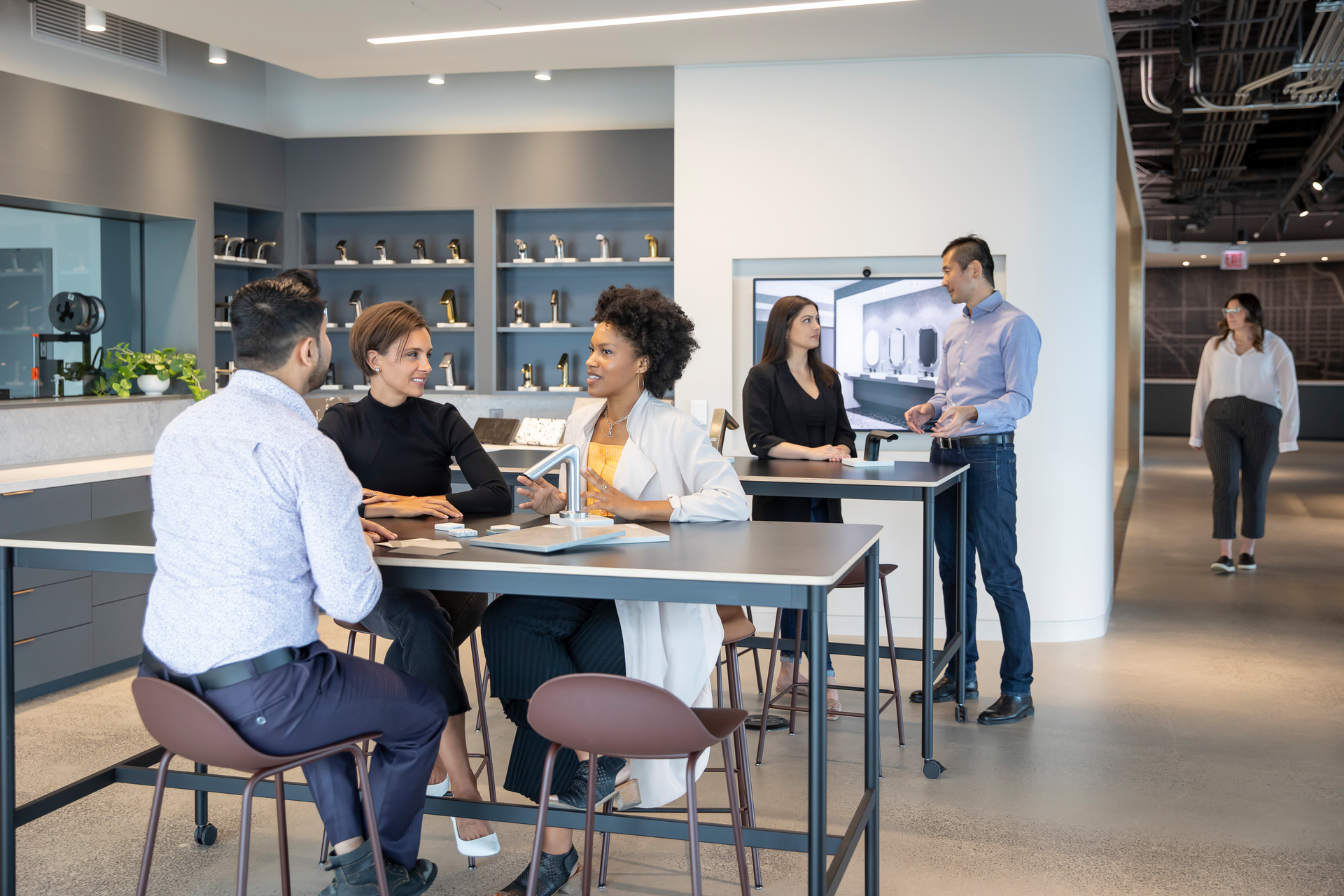 Sloan&rsquo;s flagship showroom and office space in the Fulton Market District recently celebrated its one-year anniversary.