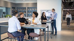 Sloan’s flagship showroom and office space in the Fulton Market District recently celebrated its one-year anniversary. Sloan’s flagship showroom and office space in the Fulton Market District recently celebrated its one-year anniversary.