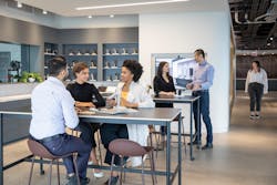 Sloan’s flagship showroom and office space in the Fulton Market District recently celebrated its one-year anniversary. Sloan’s flagship showroom and office space in the Fulton Market District recently celebrated its one-year anniversary.