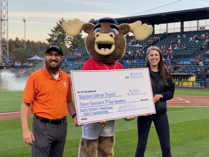 Harts Services, Tacoma Rainiers Honor Vets, Active Military with Hometown  Heroes Program