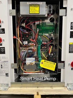 A smart geothermal heat pump from Enertech. A smart geothermal heat pump from Enertech.
