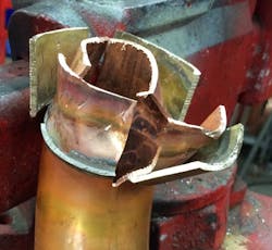 Skipping any of the basic brazing steps can lead to pipe joint failure. Skipping any of the basic brazing steps can lead to pipe joint failure.