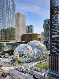 The Amazon Spheres -- one of UMC&apos;s more dramatic projects.