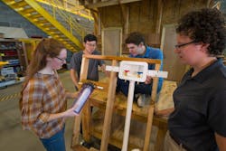 The trainer was conceived as both a conceptual and hands-on device for students to learn and practice basic plumbing. The trainer was conceived as both a conceptual and hands-on device for students to learn and practice basic plumbing.