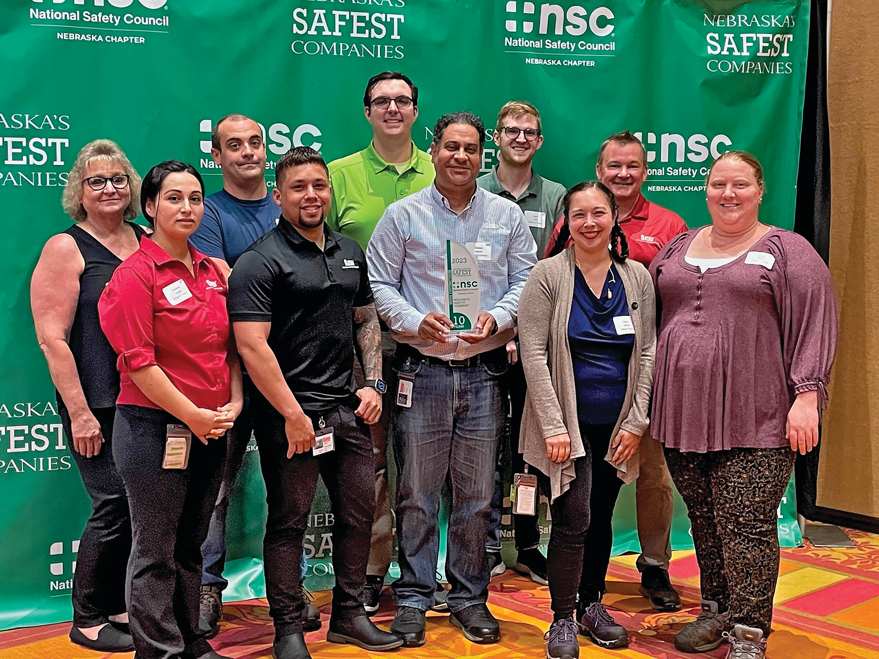 Proud award recipients.